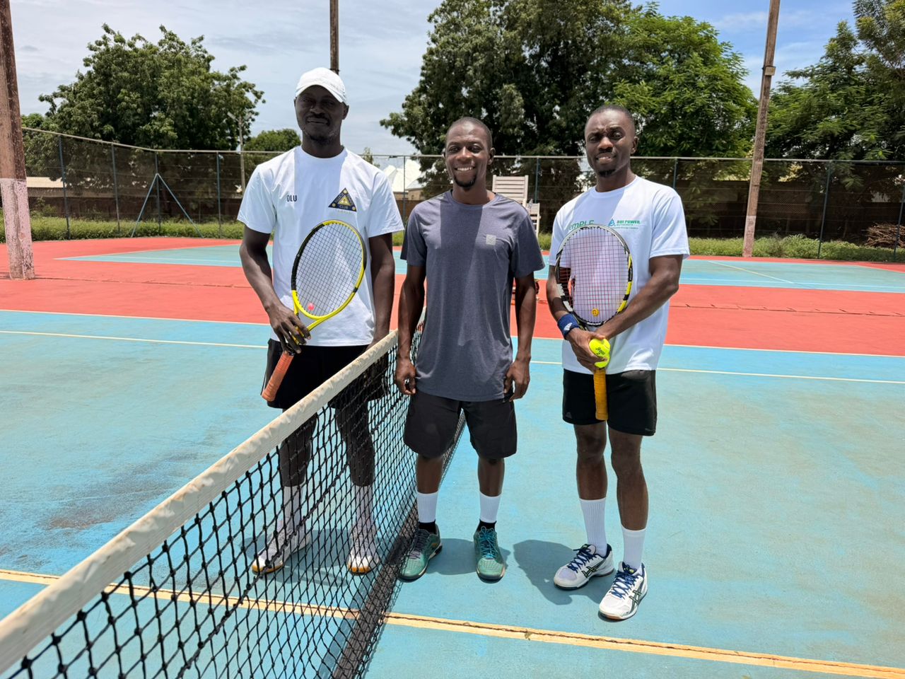 BPA Tennis Club players on court
